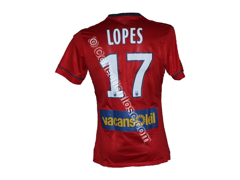 Maillot du LOSC porté par Rony LOPES en L1 saison 2014/2015