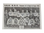 Poster foot LOSC vainqueur coupe de France 1955