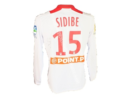 Maillot du LOSC porté par Djibril SIDIBÉ en Coupe de la Ligue édition 2012/2013