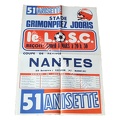 Affiche foot ancienne Coupe de FRANCE LILLE LOSC FCN NANTES 1979/1980