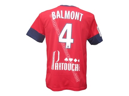 Maillot du LOSC porté par Florent BALMONT en L1 saison 2013/2014