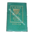 Carnet abonné foot LILLE LOSC 1953/1954