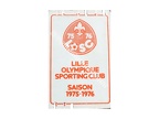 Carte abonné foot LILLE LOSC 1975/1976