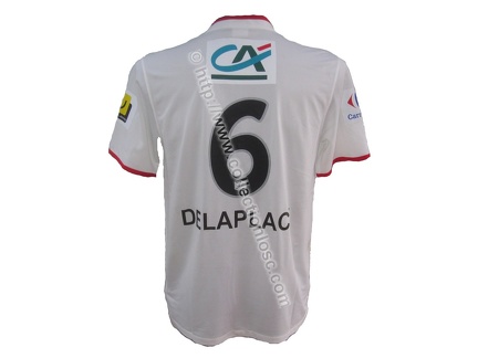 Maillot du LOSC porté par Jonathan DELAPLACE en Coupe de France édition 2013/2014