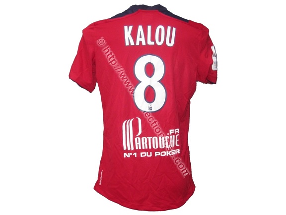 Maillot du LOSC porté par Salomon KALOU en L1 saison 2012/2013