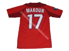 Maillot du LOSC porté par Jean II MAKOUN en Coupe UEFA édition 2004/2005